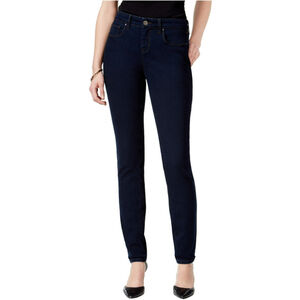 Style & Co. Women's Size 6L Curvy-Fit Blue Rinse Wash Mid-Rise Skinny Jeans NWT